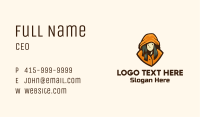 Hoodie Woman Clothing Business Card Image Preview
