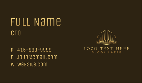 Luxury Pyramid Finance Business Card Design Image Preview