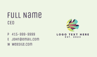 3D Futuristic Planet Sphere Business Card Image Preview