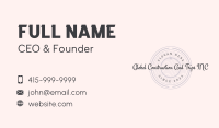Creative Pattern Emblem Business Card Image Preview