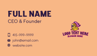 Game Warrior Mascot Business Card Preview