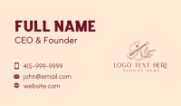 Elegant Guitar Emblem Business Card Image Preview