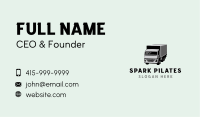 Box Truck Freight Delivery Business Card Image Preview