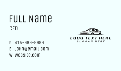 Car Automotive Detailing Business Card Image Preview