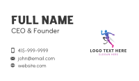 Amputee Disability Athlete Business Card Preview