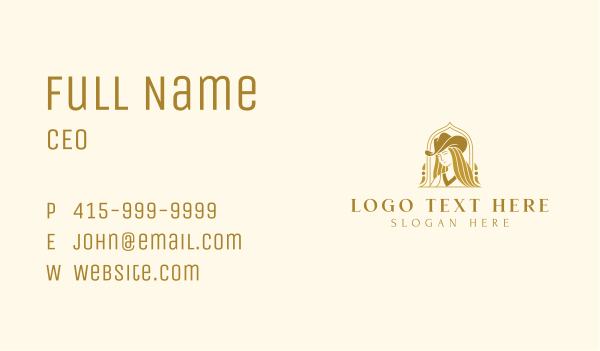 Cowgirl Western Fashion Business Card Design Image Preview