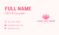 Human Lotus Silhouette Business Card Image Preview
