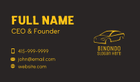 Orange Race Car  Business Card Image Preview