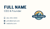 Outdoor Mountain Valley Business Card Image Preview