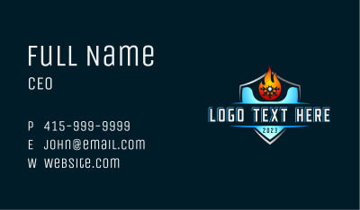 Ice Flame HVAC Business Card Image Preview