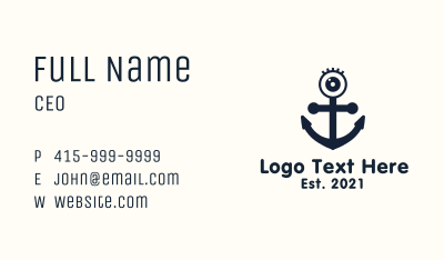 Kiddie Eye Anchor  Business Card Image Preview