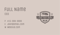 Meat Butcher Badge Business Card Image Preview