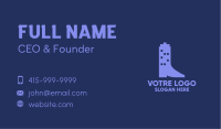 Building Boot Business Card Image Preview