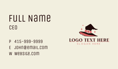 Witch Hat Magic Business Card Image Preview