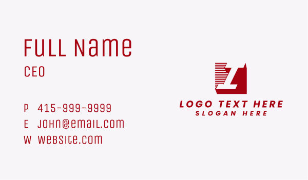 Fast Shipping Letter I Business Card Design Image Preview