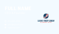 American National Flag Business Card Preview