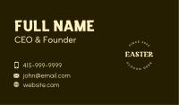 Classic Clothing Shop Wordmark Business Card Image Preview