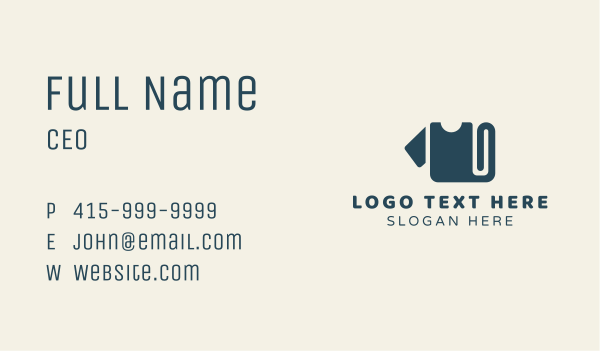 Shirt Fold Clothing Business Card Design Image Preview