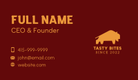 Bull Steakhouse Ranch Business Card Design