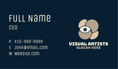 Artistic Abstract Eye Business Card Image Preview