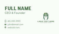 Landscaper Shovel Plant Business Card Image Preview