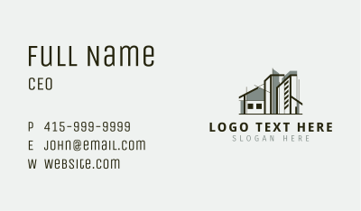Home Architect Blueprint Business Card Image Preview