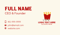 Fries Snack Cart Business Card Image Preview