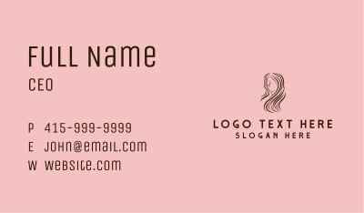 Beauty Hair Salon Business Card Image Preview