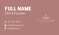 Floral Candle Light Business Card Image Preview