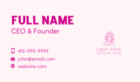 Lady Teacher Cartoon  Business Card Image Preview