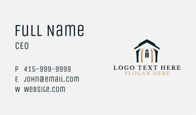 House Home Construction Business Card Image Preview