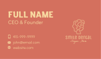 Minimalist Salon Hairdresser Business Card Design