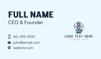 Barber Barbershop Cafe Business Card Preview