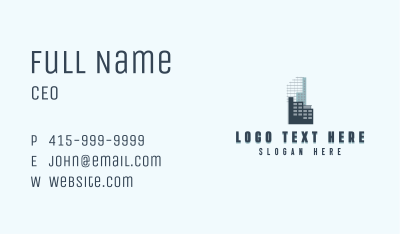 Structure Architectural Building Business Card Image Preview