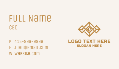 Diamond Pattern Design Business Card Image Preview