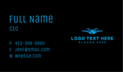 Drone Media Camera Business Card Image Preview