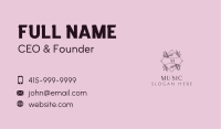 Floral Styling Boutique Business Card Design
