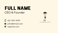 Cartoon Dog Fashion Business Card Image Preview