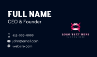 Erotic Devil Lips Business Card Design