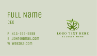 Cannabis Marijuana Plane Business Card Image Preview