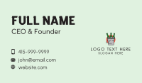 Alcohol Beer Bucket  Business Card Image Preview