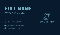 Tech Business Letter S  Business Card Image Preview