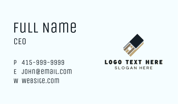 Flooring Tile Parquet Business Card Design Image Preview