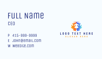 Hot Cold Air Conditioning Business Card Image Preview