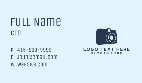 Camera Photography Digital Business Card Design Image Preview