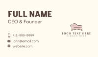 Chair Couch Sofa Business Card Design