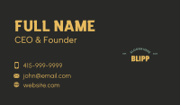 Masculine Bold Wordmark Business Card Image Preview