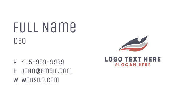 America Airline Logistics Business Card Design Image Preview