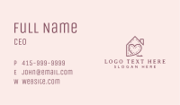 Heart House Love Business Card Image Preview