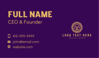 Golden Lion Emblem  Business Card Design